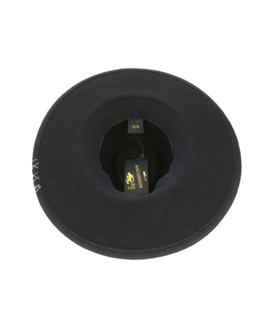Rocker Fedora Hat Black Rocker Fedora Hat Black