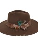 Rocker Fedora Hat Brown Rocker Fedora Hat Brown