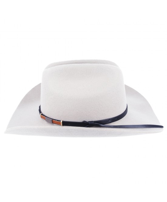 Wool Felt Western Silver Grey Hat