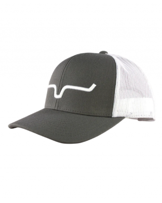 Trucker Hat - Kimes Ranch Weekly Charcoal/White
