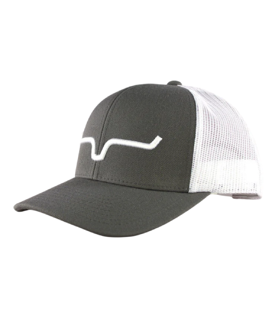 Trucker Hat - Kimes Ranch Weekly Charcoal/White