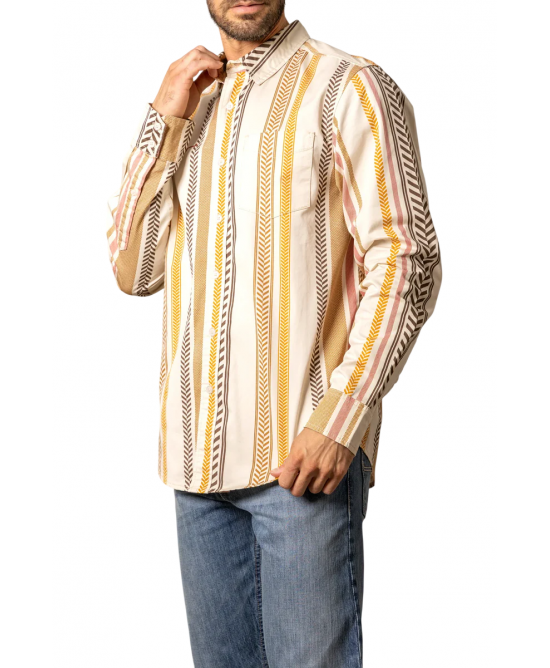 Kimes Ranch x Zach Top - Double Tap Natural Men's Shirt