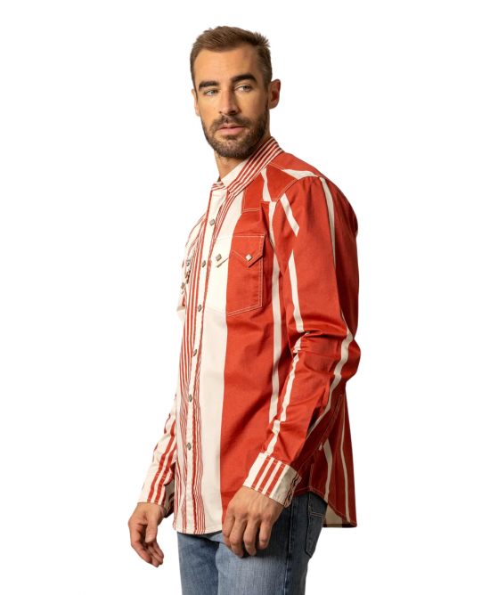 Kimes Ranch x Zach Top - Bandit Red Men's Shirt Kimes Ranch x Zach Top - Bandit Red Men's Shirt