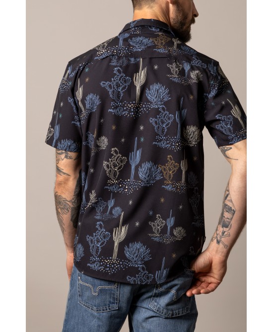 Kimes Ranch - Dunn Black Men's Short Sleeve Shirt