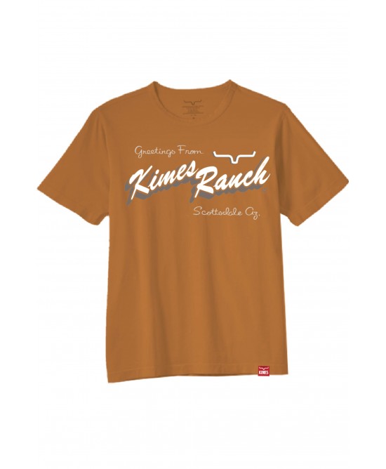 Kimes Ranch - Lucky B Greetings Orange Men's T-shirt Kimes Ranch - Lucky B Greetings Orange Men's T-shirt