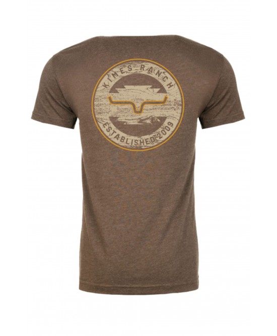 Kimes Ranch - Wood Stamp Men's T-shirt