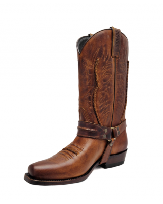 Mayura 007 Cowboy Biker Boot Castano