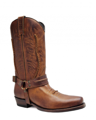 Mayura 007 Cowboy Biker Boot Castano