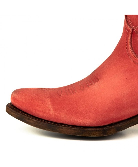 Mayura 2374 Lavado Rojo Cowboy Ankle Boots