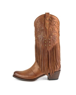Mayura 2475 Fado Cuero Fringes Ladies Cowgirl Boots