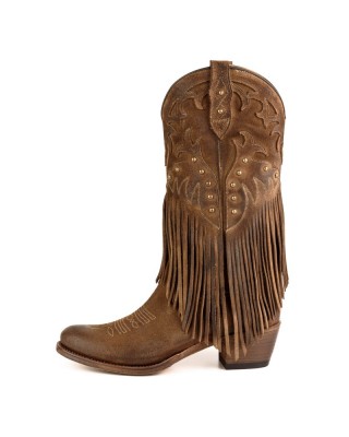 Mayura 2475 Brown Fringes Tabaco Ladies Cowgirl Boot