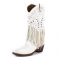 Mayura 2475 Fado White Fringes Ladies Cowgirl Boot