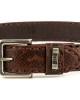 Mayura 1020 Snakeskin Python Belt Castana