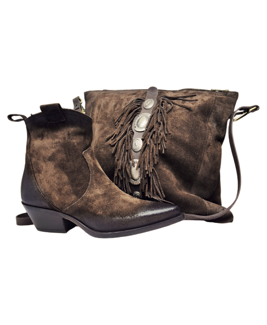 Metisse - Sorrento Ankle Brown Suede Metisse - Sorrento Ankle Brown Suede