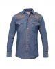 Rangers - 013CA01 Denim Men's Western Shirt