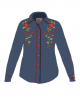Rangers - 060DA01 Denim Women's Western Shirt