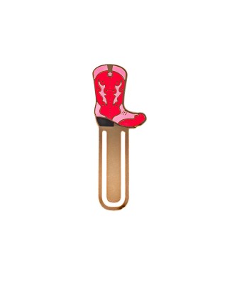 Cowboy Boot Metal Bookmark