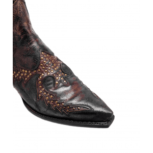 Sendra - 18511 - Brown Studded Ankle Boot