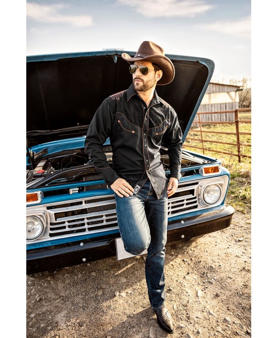 Stars & Stripes - Floyd Men's Western Shirt