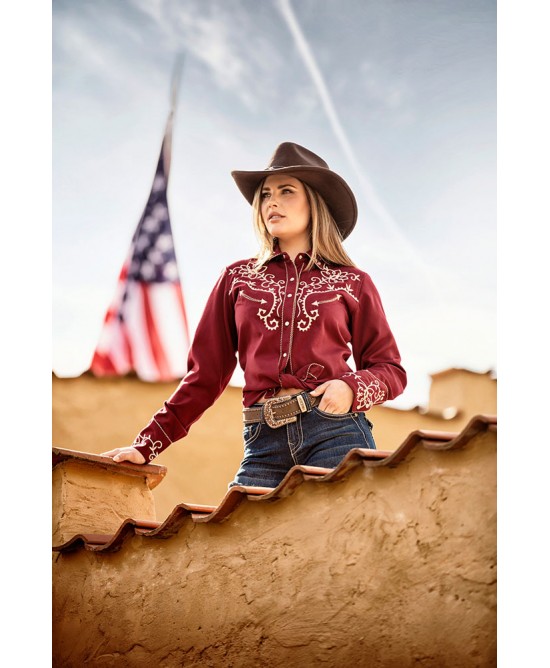 Stars & Stripes - Ruth Women's Western Shirt Stars & Stripes - Ruth Women's Western Shirt