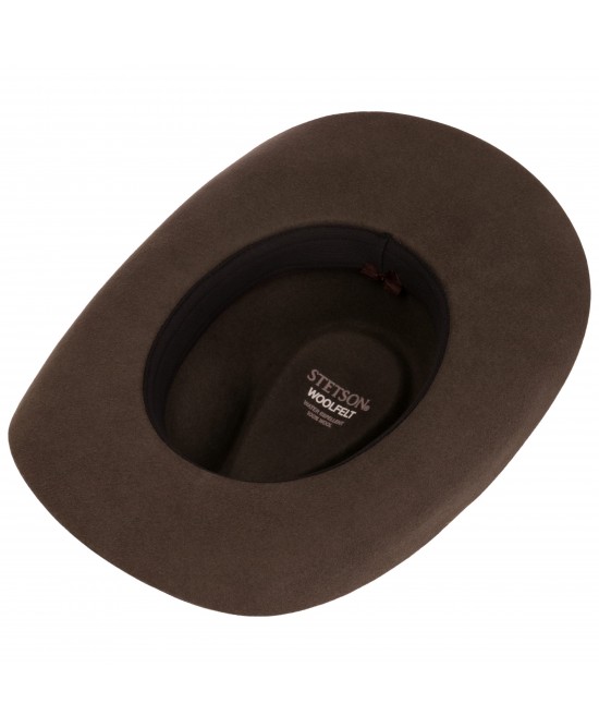 Wool Hat - Stetson Limington Western Espresso