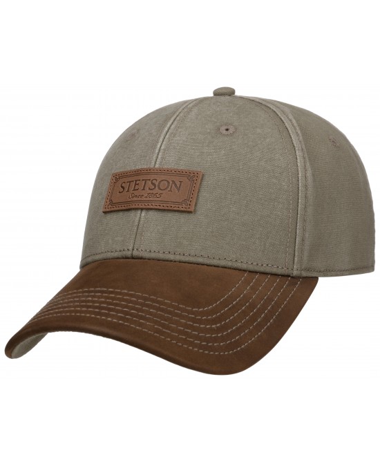 Trucker Hat - Stetson Faux Leather Grey