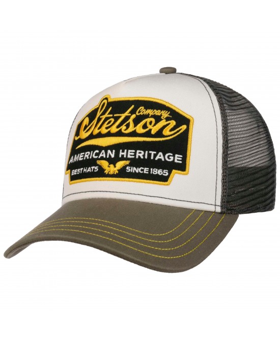 Trucker Hat - Stetson American Heritage Olive Trucker Hat - Stetson American Heritage Olive