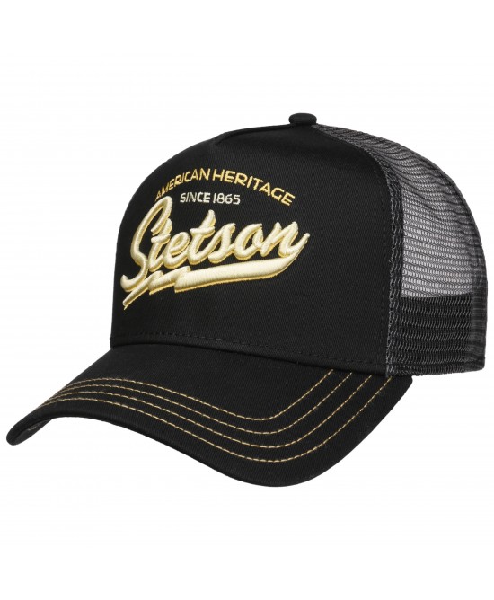 Trucker Hat - Stetson American Heritage Classic Black
