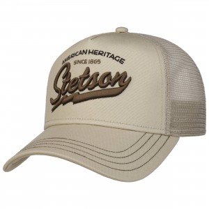 Trucker Hat - Stetson American Heritage Classic Beige