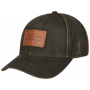 Trucker Hat - Stetson Faux Leather Black