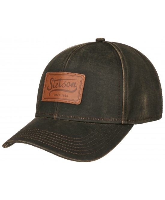 Trucker Hat - Stetson Faux Leather Black