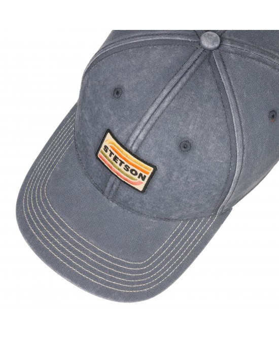 Trucker Hat - Stetson Baseball Cotton Grey