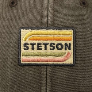 Trucker Hat - Stetson Baseball Cotton Olive