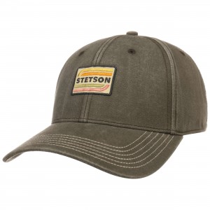 Trucker Hat - Stetson Baseball Cotton Olive