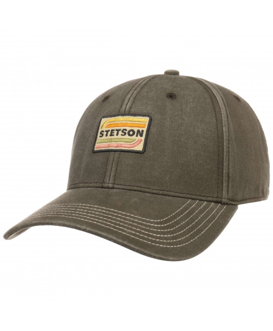 Trucker Hat - Stetson Baseball Cotton Olive Trucker Hat - Stetson Baseball Cotton Olive