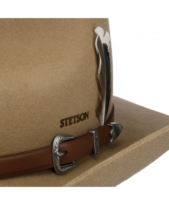 Wool Hat - Stetson Limington Western Brown