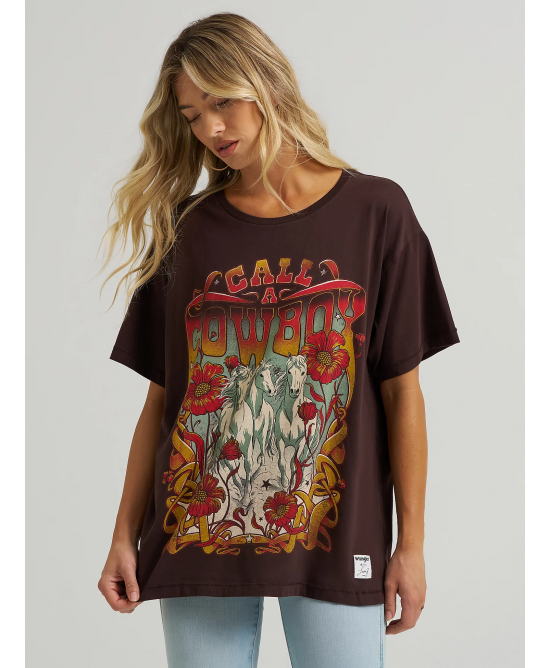 Wrangler - Lainey Wilson Call A Cowboy Oversized T-shirt