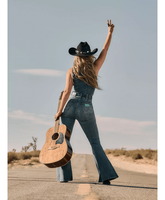 Wrangler - Lainey Wilson Sleeveless Catsuit Bellbottoms