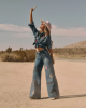Wrangler - Lainey Wilson Embroidered Wide Leg Jeans