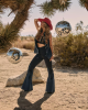 Wrangler - Lainey Wilson Flame Pull On Flare Jeans