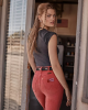 Wrangler - Lainey Wilson Flare Jeans Red Wrangler - Lainey Wilson Flare Jeans Red