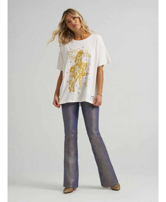 Wrangler - Lainey Wilson Country Is Cool Oversized Tee Wrangler - Lainey Wilson Country Is Cool Oversized Tee