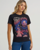 Wrangler - Lainey Wilson Lainey Wilson Regular Tee - Black - Shooting For The Moon