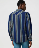 Wrangler - Regular Western Indigo Shirt - Blue Wrangler - Regular Western Indigo Shirt - Blue
