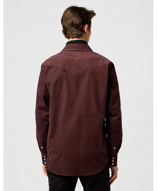 Wrangler - Western Corduroy Shirt Mahogany