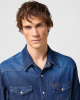 Wrangler -27MW Western Shirt - Darkstone