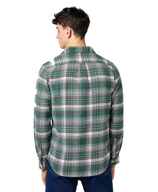 Wrangler - Cotton Shirt Green Wrangler - Cotton Shirt Green