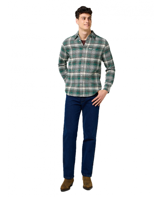 Wrangler - Cotton Shirt Green Wrangler - Cotton Shirt Green
