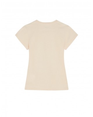 Wrangler - Shrunken Band T-shirt Egret Beige