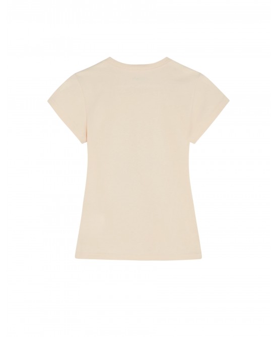 Wrangler - Shrunken Band T-shirt Egret Beige Wrangler - Shrunken Band T-shirt Egret Beige